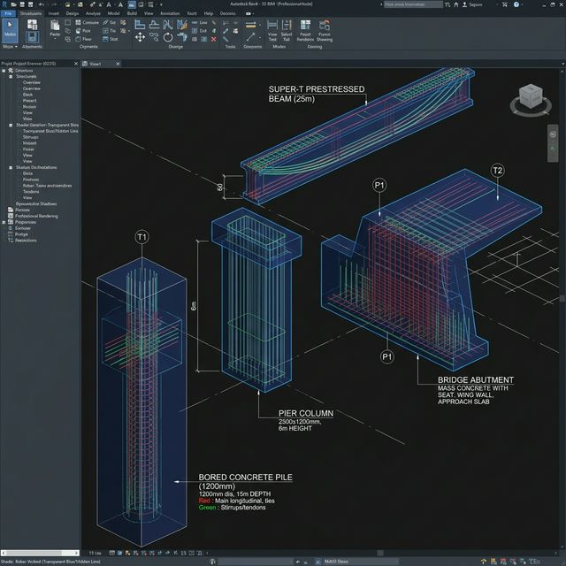 Revit Bridge Families